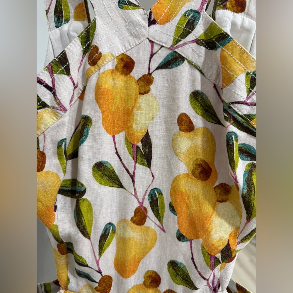 FARM Rio x Anthropologie Halter Cutout Wide-Leg Jumpsuit - Picture 7 of 7